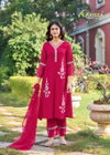 Alisa By Karissa Viscose Roman Wholesale Kurti With Bottom Dupatta In India